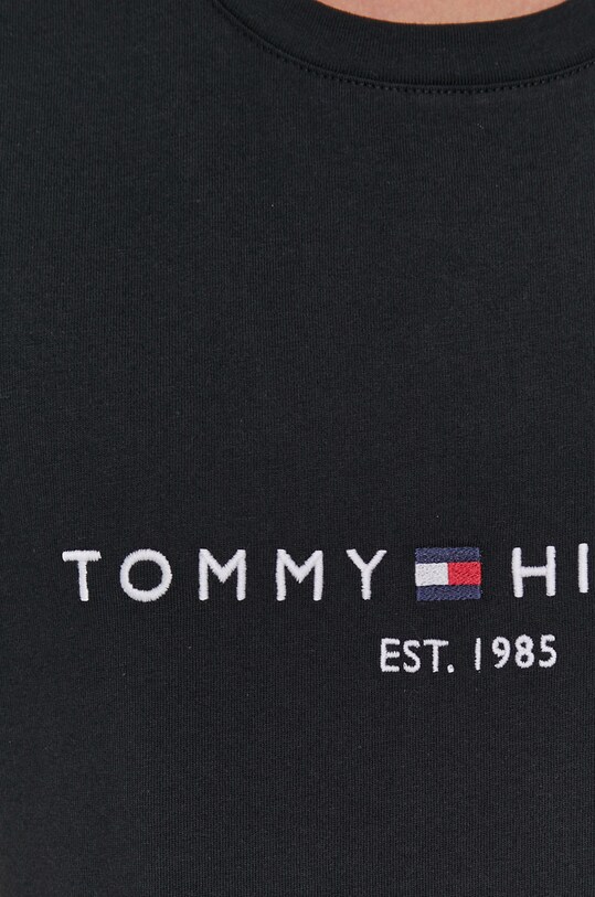 Tommy Hilfiger t-shirt bawełniany WW0WW31999.NOS czarny