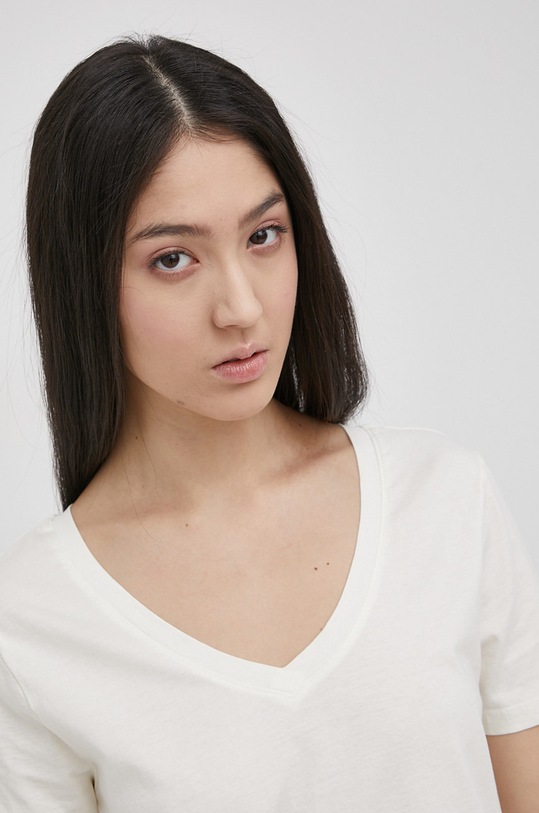 Bavlněné tričko JDY béžová 15239939.CloudDance