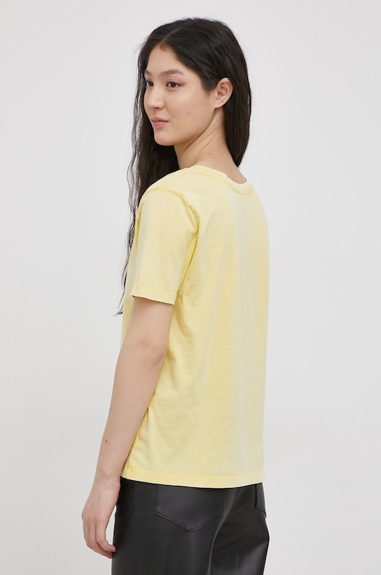 Oblečení Bavlněné tričko JDY 15239939.YellowCrea žlutá