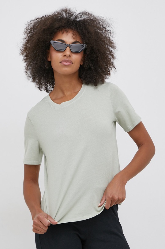 Bavlněné tričko JDY zelená 15254078.MineralGra