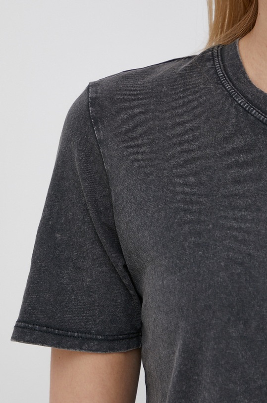 Bavlněné tričko JDY 15254078.Black šedá