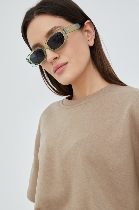 Majica kratkih rukava Pieces 17118870.SilverMink smeđa