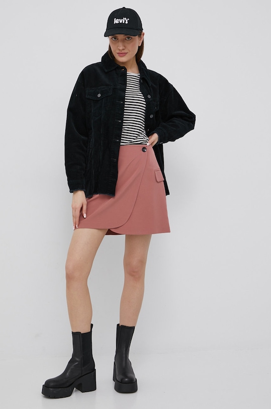 Kratka majica Vero Moda 10211785.Black črna AA00