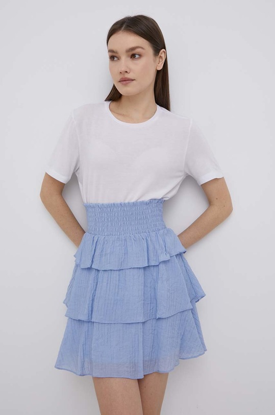 Vero Moda t-shirt z elastanem biały 10243880.BrightWhit