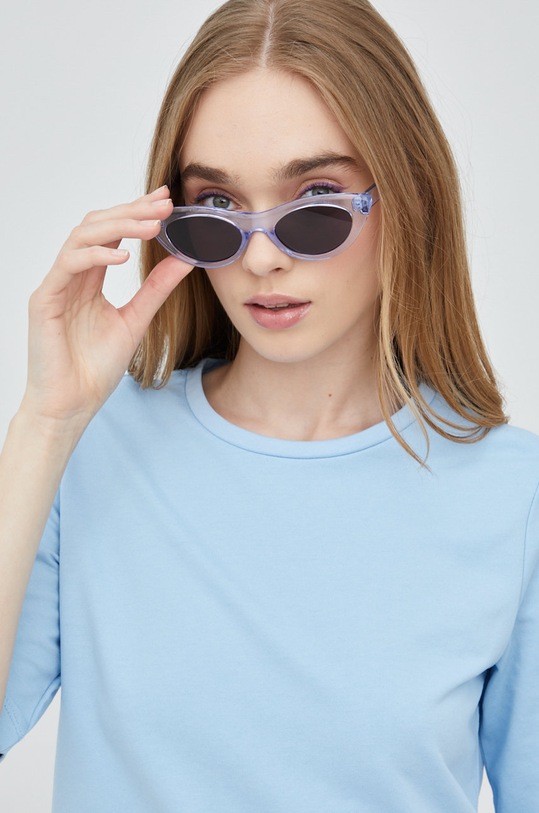 Vero Moda t-shirt niebieski 10259466.BlueBell