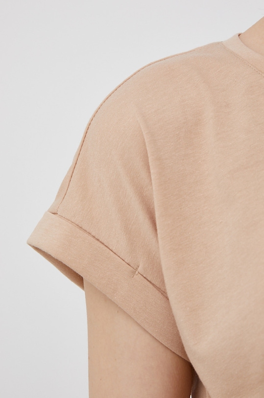 Μπλουζάκι Vila 14025668.Nomad μπεζ