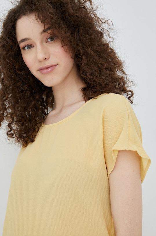 Μπλουζάκι JDY με ελαστάν κίτρινο 15234106.Jojoba