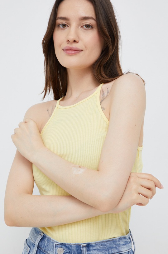 Vero Moda top beżowy 10266713.LemonMerin