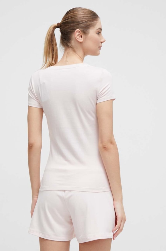 Ρούχα Μπλουζάκι EA7 Emporio Armani 8NTT65.TJDQZ ροζ