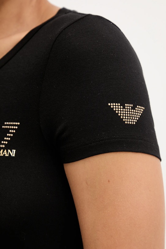 Tričko EA7 Emporio Armani 8NTT65.TJDQZ černá