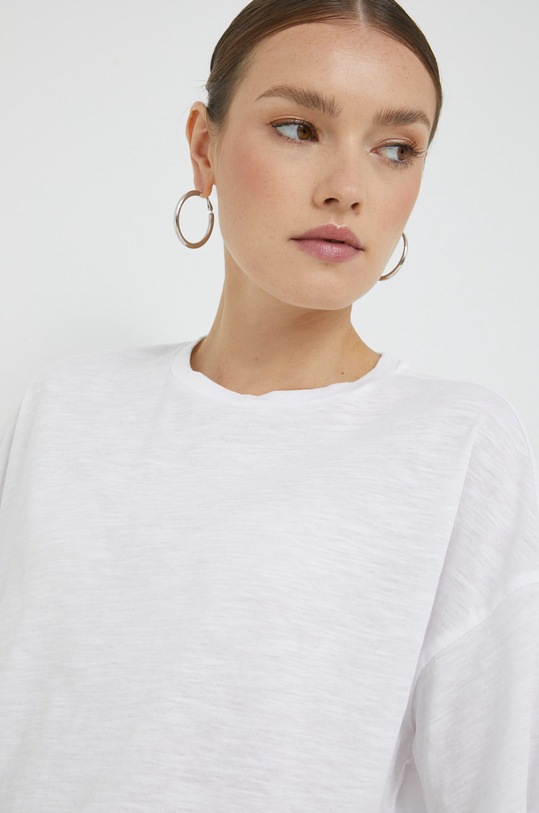 Tričko Noisy May kulatý bílá 27021341.BrightWhit