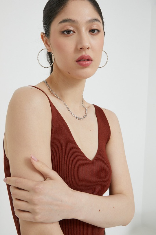 JDY top brązowy 15180497.SmokedPap