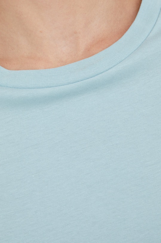 Vero Moda t-shirt bawełniany 10243889.Ether turkusowy