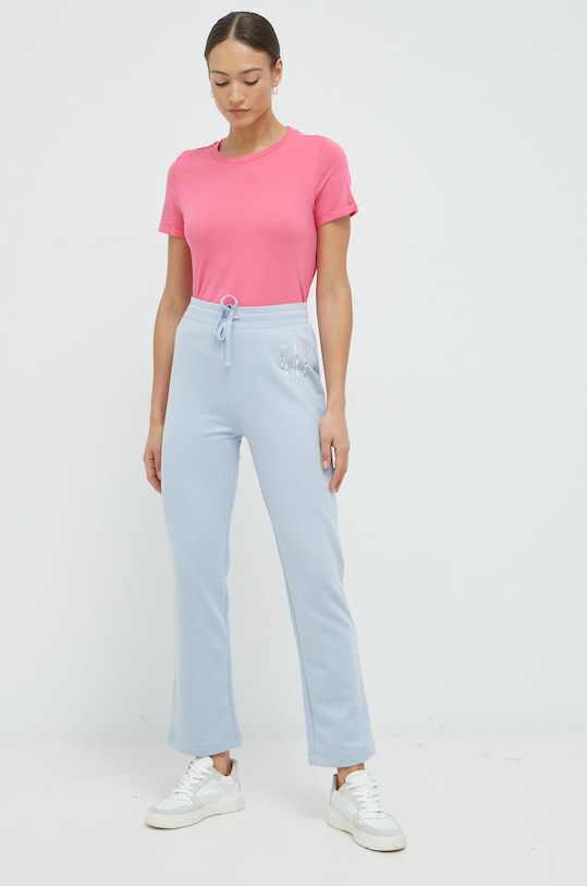 Bavlněné tričko Vero Moda 10243889.HotPink růžová AA00