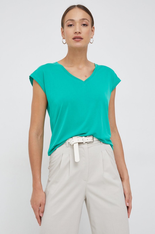 Tričko Vero Moda tyrkysová 10247666.PepperGree