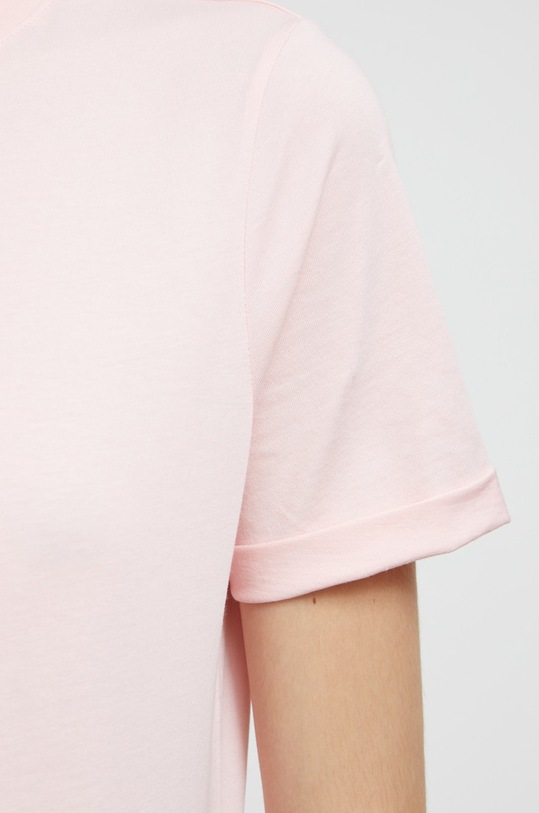 Pieces tricou din bumbac 17086970.CrystalRos roz