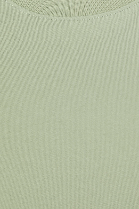 Pieces t-shirt bawełniany 17086970.Swamp zielony