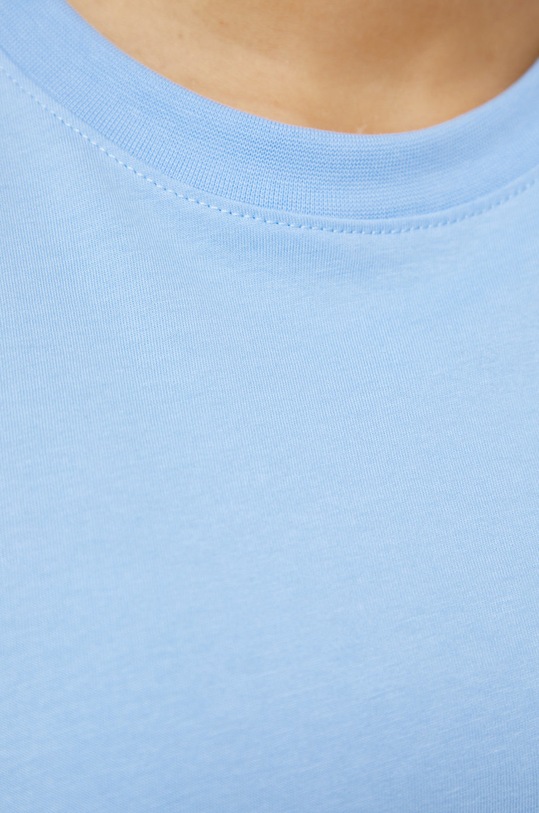 Pieces t-shirt bawełniany 17086970.VistaBlue niebieski
