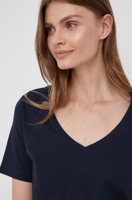 Marc O'Polo tricou din bumbac bleumarin B01207251331