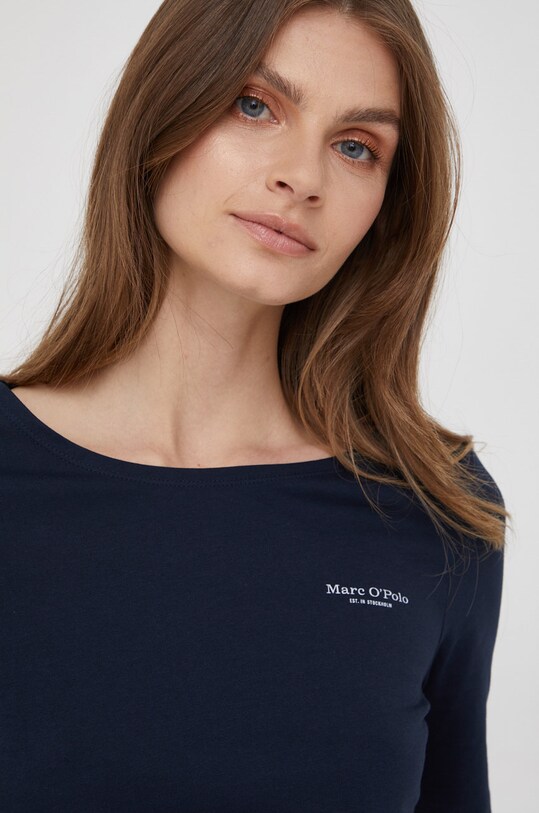 Marc O'Polo tricou din bumbac bleumarin B01218351003