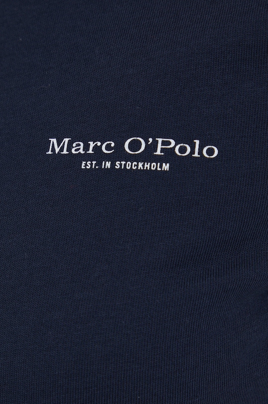 Pamučna majica Marc O'Polo B01218351003 mornarsko plava
