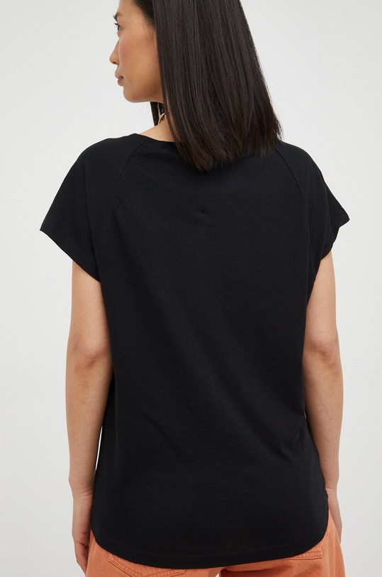 Odzież Marc O'Polo t-shirt bawełniany M06206751025 czarny