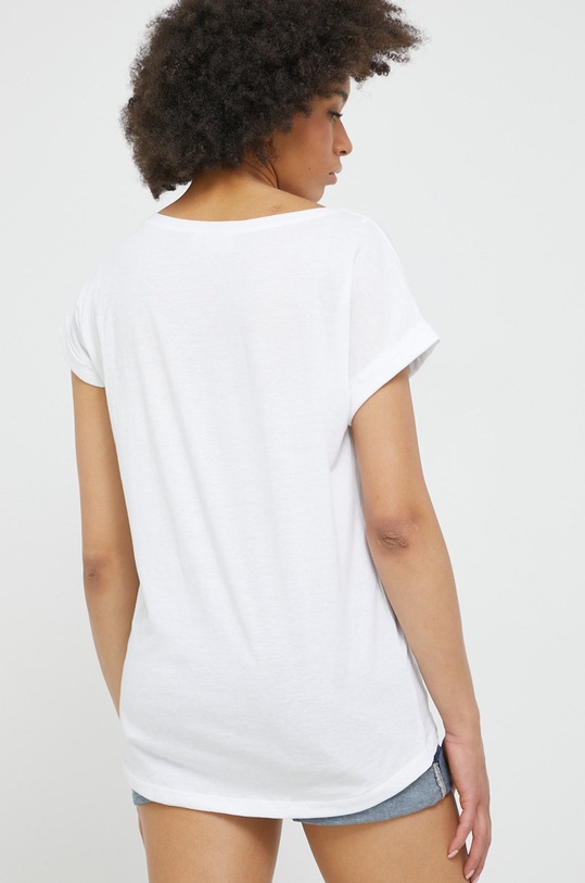 Odzież Vila t-shirt 14083083.OpticalSno biały