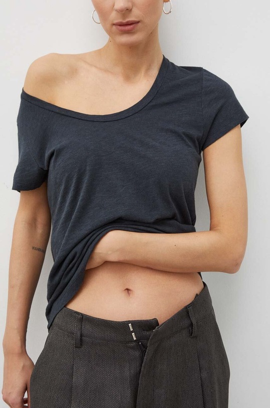 American Vintage tricou bleumarin JAC48