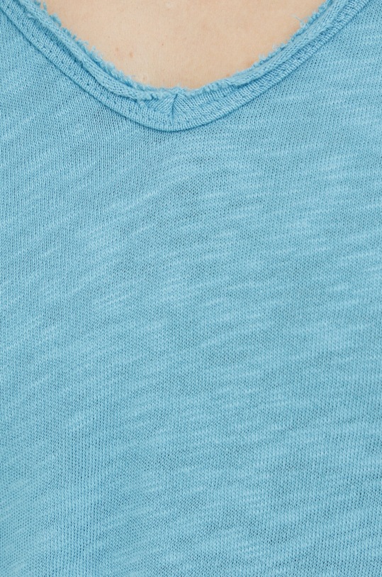 American Vintage tricou din bumbac SON02AGH22 albastru