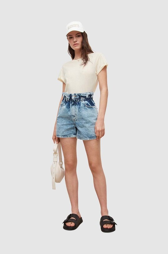 Одяг Бавовняна футболка AllSaints WM111S білий