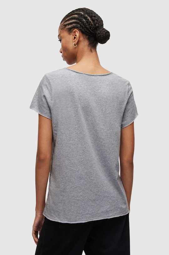 Oblečenie Bavlnené tričko AllSaints WM115P sivá