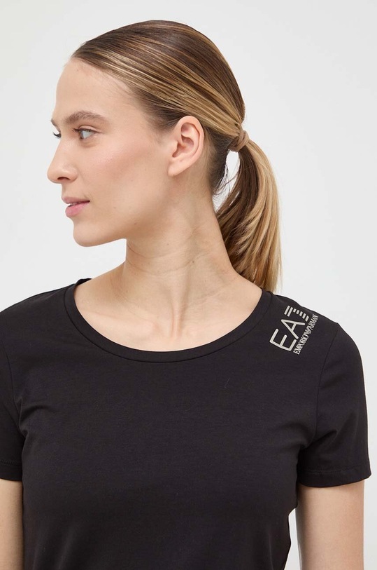 Tričko EA7 Emporio Armani černá 8NTT50.TJFKZ