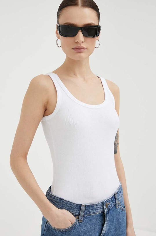 Top Gestuz Drew slim λευκό 10905928