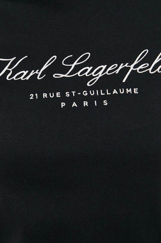 Bavlněné tričko Karl Lagerfeld 231W1701 černá