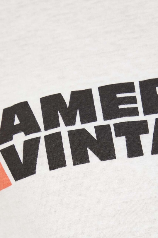 Памучна тениска American Vintage бял AK02IE23
