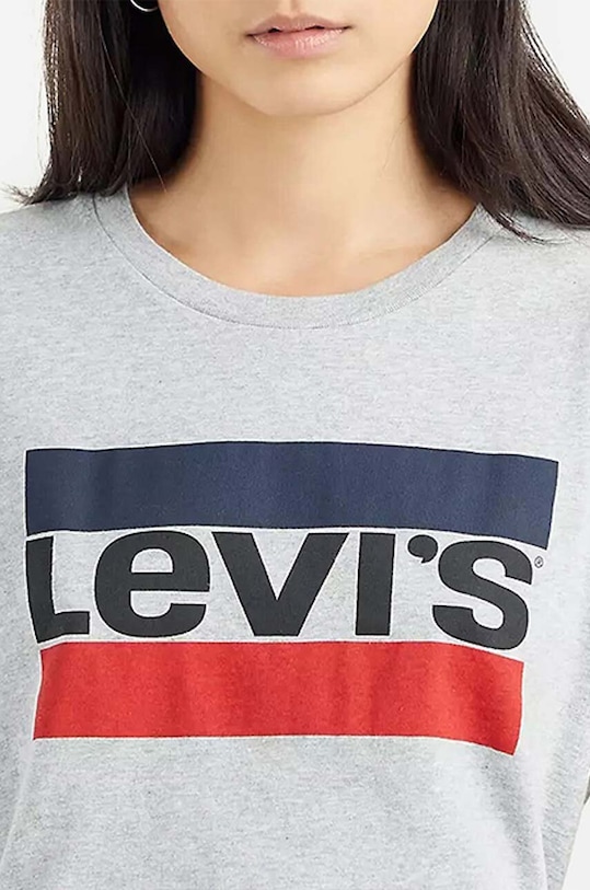 Odzież Levi's t-shirt bawełniany The Perfect Tee 17369.1687 szary