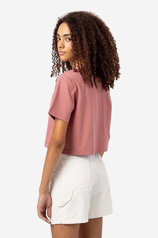 Dickies cotton T-shirt Dickies Porterdale Crop DK0A4XDEC37 DK0A4XDEC37 pink AA00