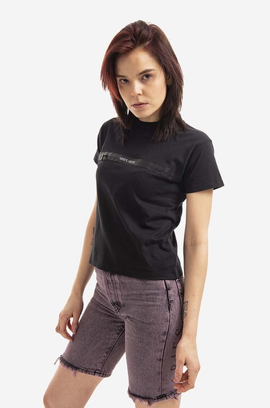 Aries cotton T-shirt Shrunken Zip Tee AR40330