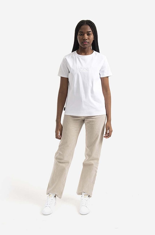 Woolrich cotton T-shirt Logo T-shirt CFWWTE0056FRUT297 CFWWTE0056FRUT2979 white AA00