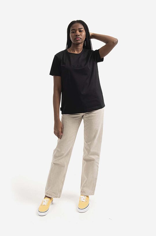 Woolrich cotton T-shirt Logo T-shirt CFWWTE0056FRUT297 CFWWTE0056FRUT2979 black AA00