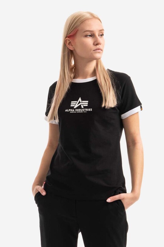 Alpha Industries t-shirt Basic T Contrast ML
