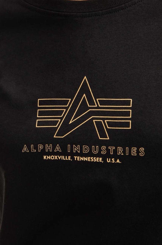 Alpha Industries T-shirt Basic T ML Foil Print black 106061.03
