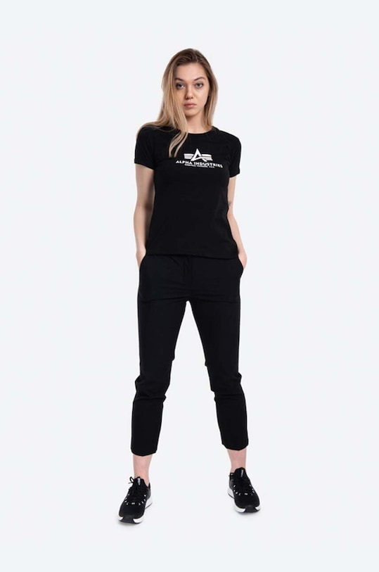 Alpha Industries cotton T-shirt New Basic T 196051.03 black AA00