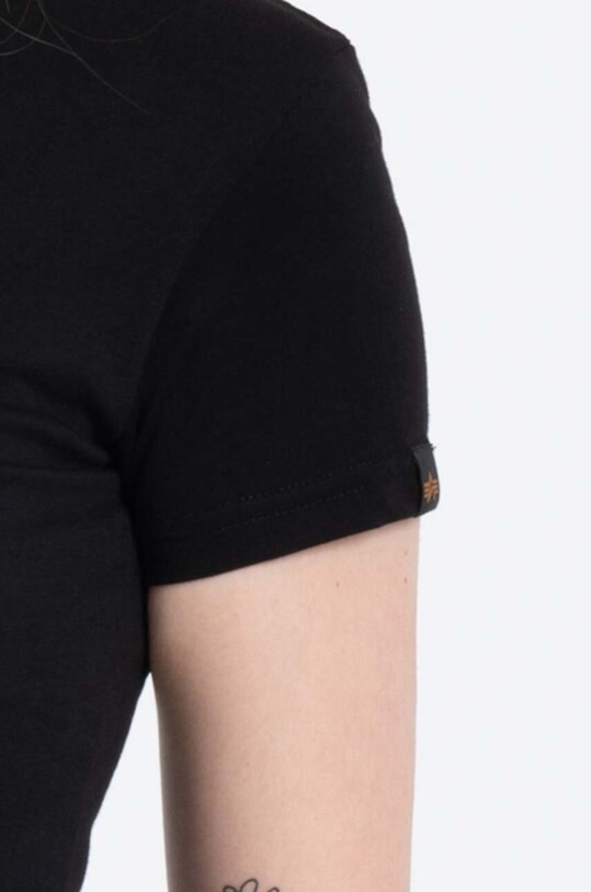 Alpha Industries tricou din bumbac New Basic T 196051.03 negru