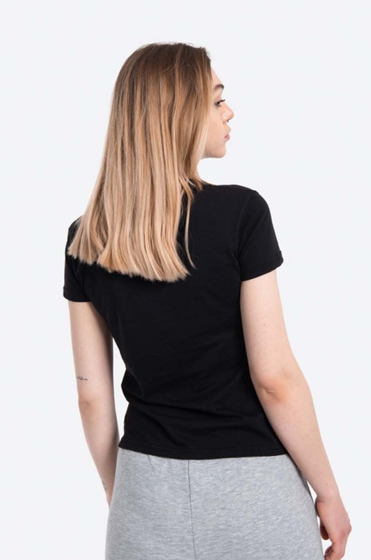 Clothing Alpha Industries cotton T-shirt New Basic T Foil Print 196051FP.530 black