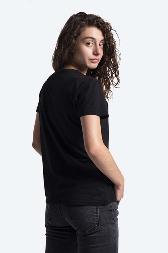 Odzież Alpha Industries t-shirt bawełniany New Basic T 196051FP.583 czarny