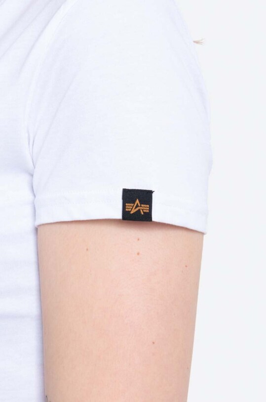 Alpha Industries tricou din bumbac Basic 196054.09 alb