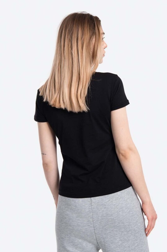 Oblečenie Bavlnené tričko Alpha Industries New Basic T Foil Print 196051FP.365 čierna