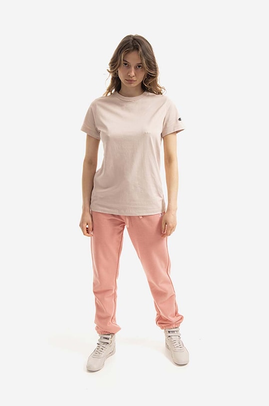 Бавовняна футболка Champion 115092 бежевий AA00