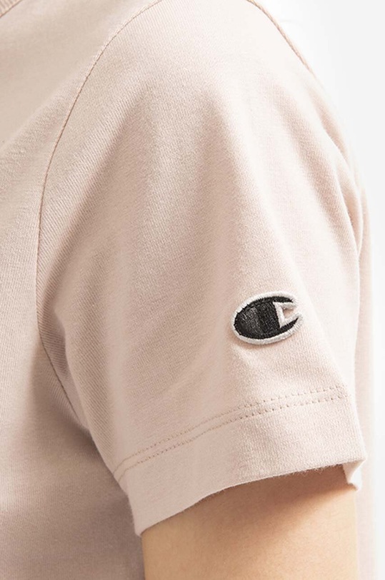 Бавовняна футболка Champion бежевий 115092